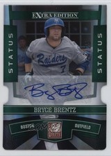 2010 Donruss Elite Extra Edition 24/25 Bryce Brentz #1 Auto 0b2