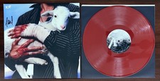 LANY Soft SIGNED Maroon Vinyl LP Cover Autographed Paul Klein BAS Beckett COA