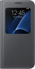 Galaxy S7 Case S-View Flip Cover - Black