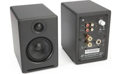 Audioengine A2+ BT  desktop speakers- Black, New amp (3 yr Warranty)