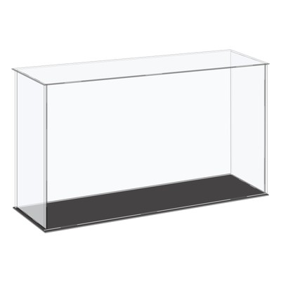 Acrylic Display Case Plastic Box Cube Storage Box Clear 36x11x20.5cm
