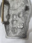 VINTAGE ANTIQUE BELT BUCKLE BACCHUS LUCIFER PEWTER BELT BUCKLE SANDY VAL — photo 9