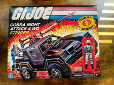 Hasbro 2022 GI Joe Retro Collection Cobra Night Attack 4-WD Stinger  SEALED