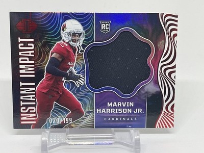 2024 Panini Illusions Instant Impact Marvin Harrison Jr. Patch RC /199