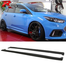 Fit 13-18 Focus St 16-18 Focus Rs Side Skirts Pair Left Right Side Unpainted Pu