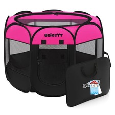 Dog Cat Playpen, Puppy Pet Crate Tent Cage, Home Enclosure Kennel