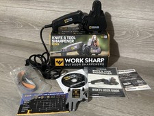 Ostrzałka - Ostra robocza ostrzałka do noży i narzędzi - czarna (WSKTS)