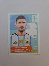 Panini FIFA World Cup 2026 Rodrigo De Paul Argentina #ARG 10 Sticker Soccer