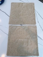 Pair Of West Elm Pillow Covers Golden Oak 20” X 20” Zipper Closure