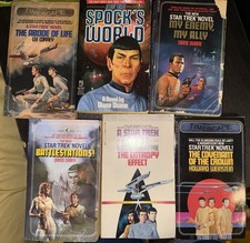 Lot of 6 Star Trek The Original Series Paperback Books