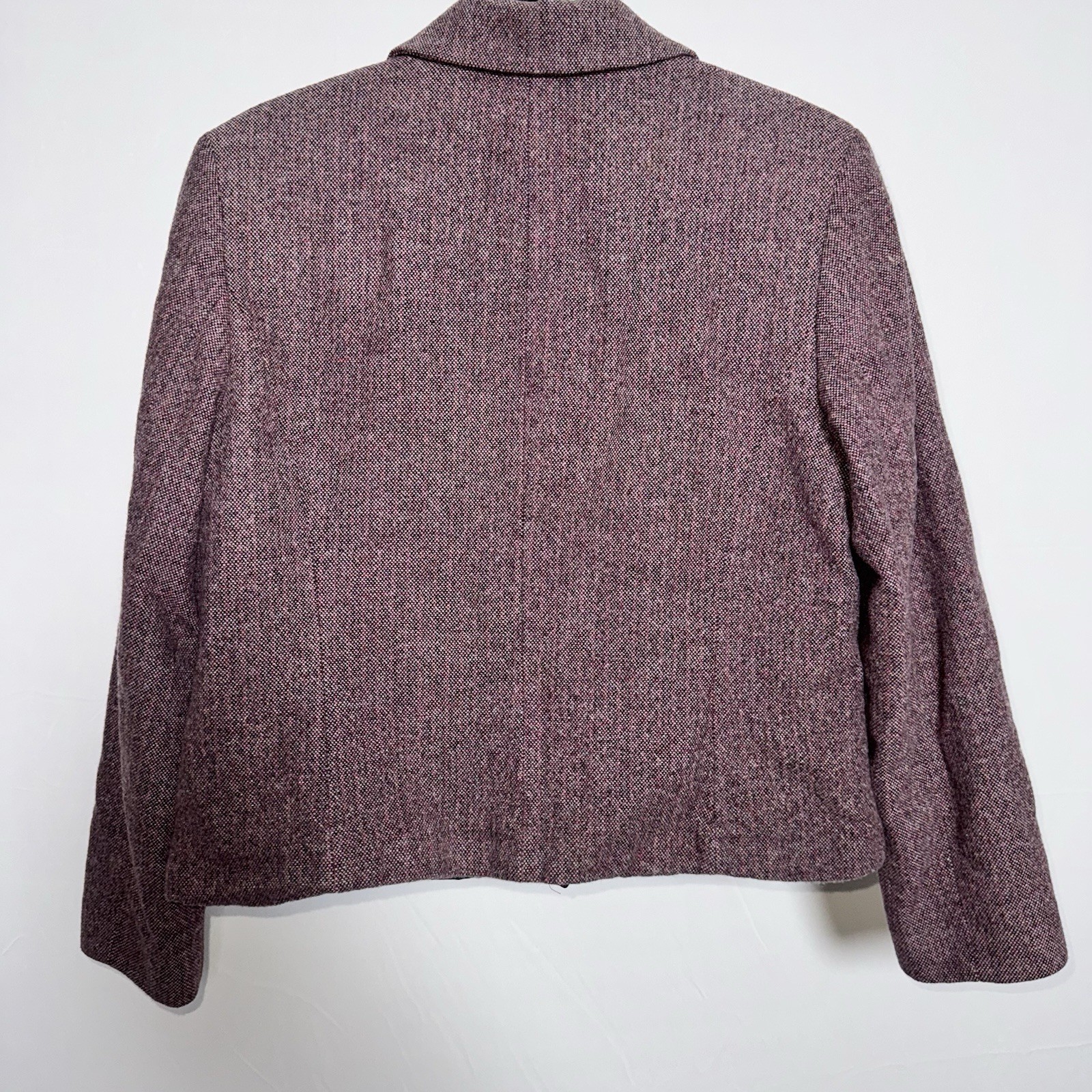 Pendleton Purple Herringbone Button Collared Pock… - image 4