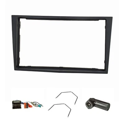Kit de cache radio double DIN convient pour Opel Antara Astra H Zafira B Cors... - Photo 1/4