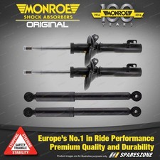 Front + Rear Monroe Original Shock Absorbers for Audi TT 8N3 quattro 1998-2006