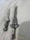 2 Swords .999 Fine Silver MK Barz You Get Both Swords 1.5 Oz Each 3 Oz Total