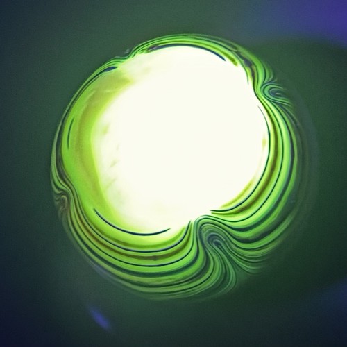 Jim & Connie Grant, Uranium Glass Pulled Feather Paperweight - Picture 10 of 12