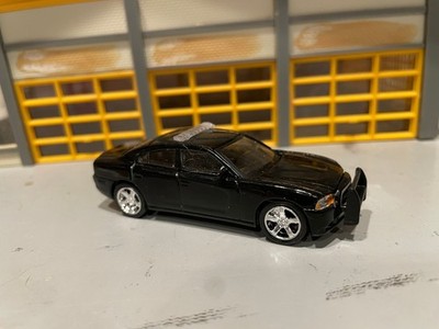I1/64 G.L. 2011 DODGE CHARCER UNMARKED CRUISER/BLACK/LITE BAR-PUSH BAR
