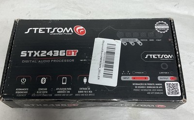 Stetsom STX2436 Digital Audio Processor 2 Channels 4 Way Bluetooth DSP Crossover