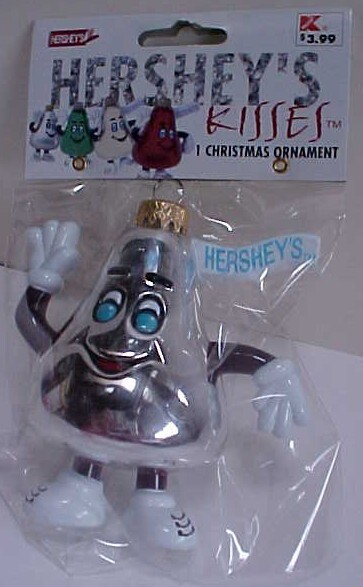 Hershey Kiss Christmas Ornament set New Sealed