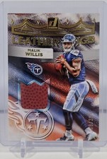 2022 Donruss Leather Kings Malik Willis Rookie Relic SP #'d 168/399