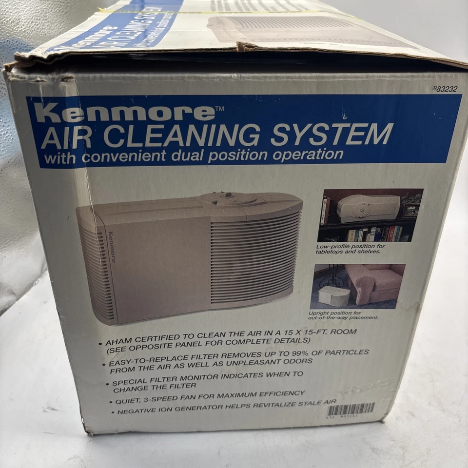 Kenmore Air filter cleaner ionizer Cleaning System sears 32-83233 TESTED - Works - Image 4 of 4