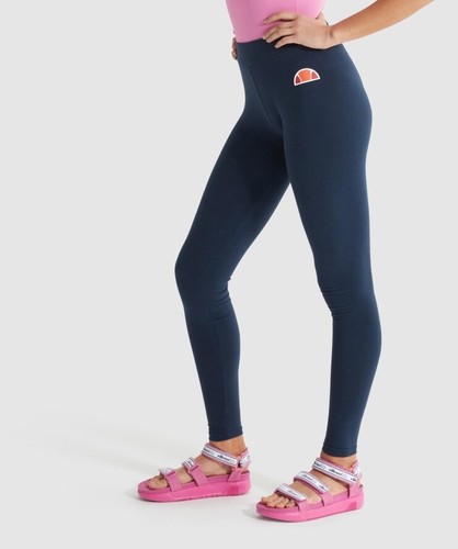 ELLESSE SOLO 2 LEGGINGS BLUE -SIZE UK 6 