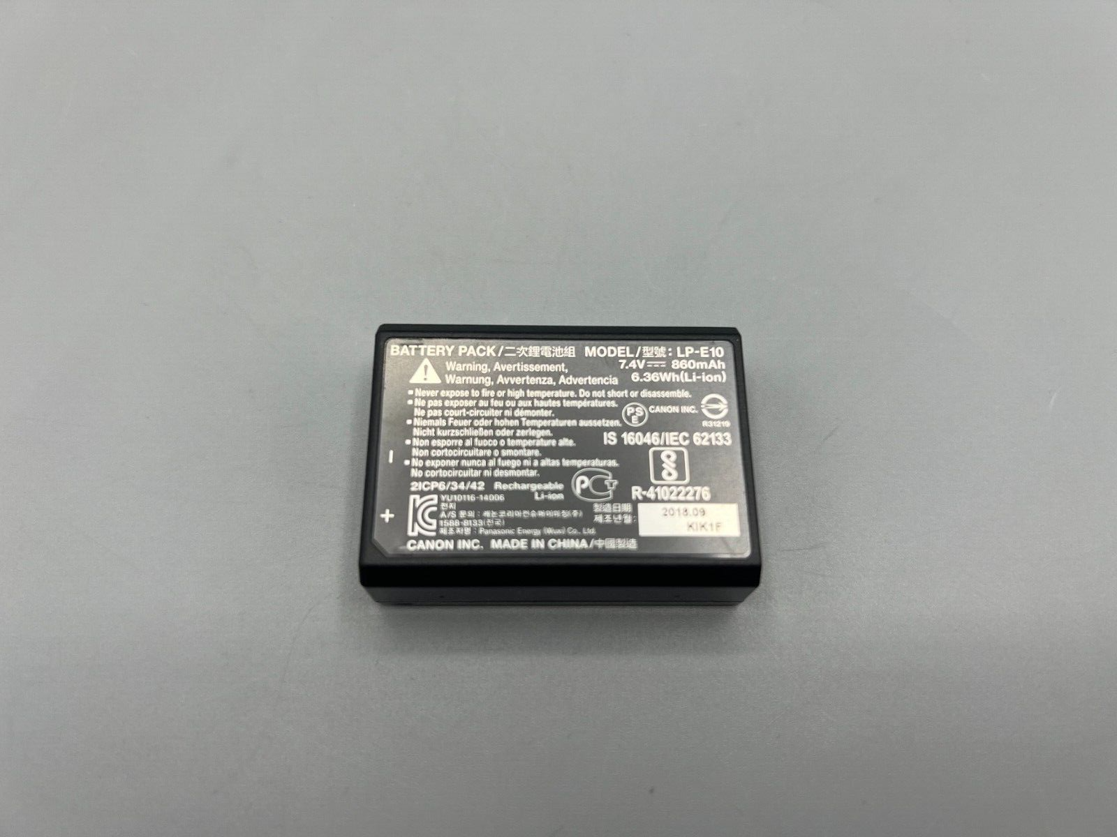 Original Canon LPE10 LithiumIon Battery 6.36Wh 860mAh 7.4V eBay