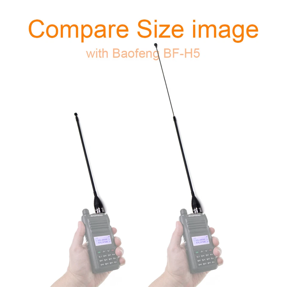 Antena de Mano Nagoya Original NA-636 SMA Hembra Doble Banda 144/430MHz Foto 3 de 4