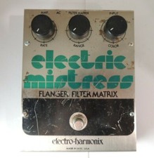 Pedale FX Electro Harmonix Electro Mistress elettrico vintage 1980 flanger/filtro
