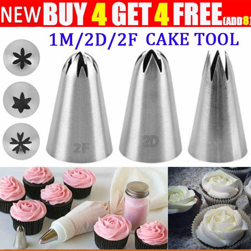 Wilton Star Nozzle 2d Large Drop Flower Cake Decorating Tip 2D Wilton