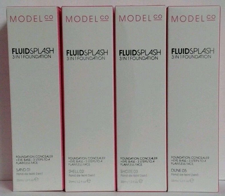 Model Co Fluidsplash 3 in 1 Foundation Concealer 1.2oz Box PICK YOUR COLOR - Image 2 of 3