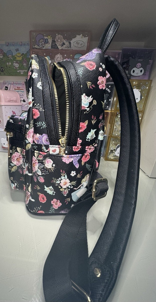 Loungefly Disney Alice In Wonderland Mini Backpack Floral  display picture 2