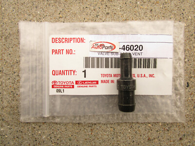 FITS: 93 - 98 TOYOTA SUPRA 3.0L VENTILATION VALVE PCV SUB ASSEMBLY OEM NEW