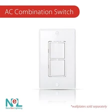 15A Decorator Double Rocker Switch Single Pole UL Listed