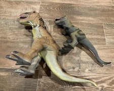 2 Dinosaur Large Soft Rubber Figures Maidenhead Toys R Us TRex