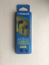Polaroid PHP783 Blue Noise Isolating Earbuds With In-Line Mic