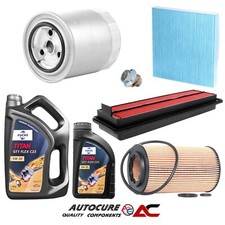 FOR HONDA ACCORD 2.2 i-CTDI 2003-2008 FULL SERVICE FILTER KIT & 6L OIL & PLUG