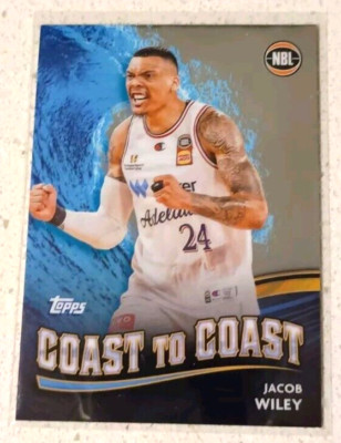 2023-24 Topps Chrome NBL Jacob Wiley Coast To Coast CC-2 36ers