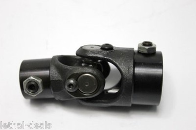 AFCO Steering U Joint 1 Inch 48 Spline X 3/4 Inch 36 Spline Black Universal NEW 