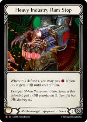 Heavy Industry Ram Stop AIO005 Rainbow Foil Majestic Dash Deck FaB Near Mint