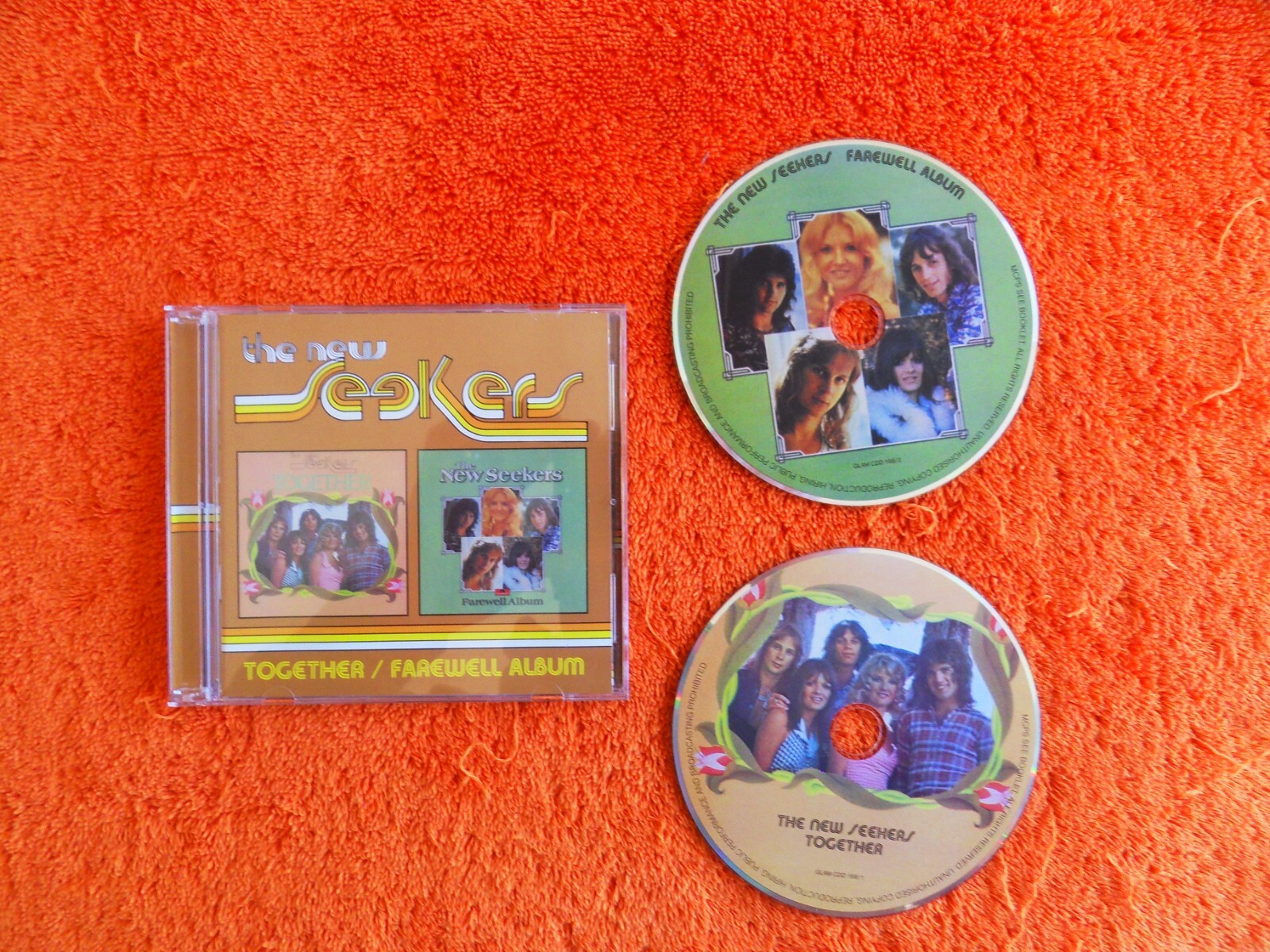 THE NEW SEEKERS - TOGETHER / FAREWELL ALBUM - music cd double album