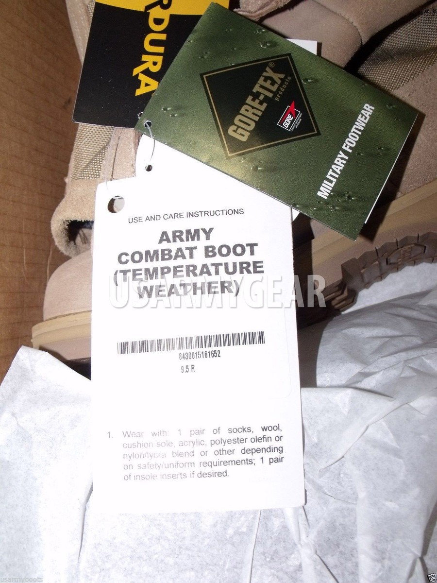 Made in US New 790 G Rocky Desert Tan Goretex Military Army Combat