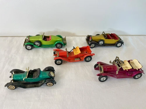 Set Of 5 Matchbox Lesney Models of Yesteryear: No. Y-9, Y-12, Y-14, Y-15 & Y-41