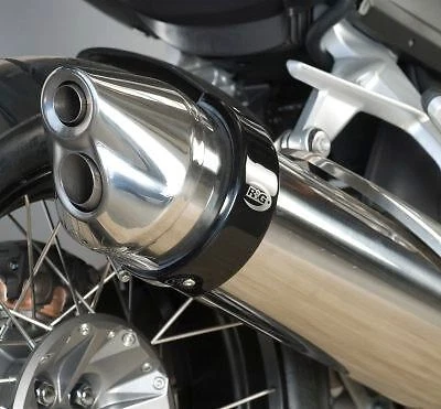 R&G Racing Black 5.5- 6.5" Round Exhaust Protector EP0009BK - Image 3 of 4