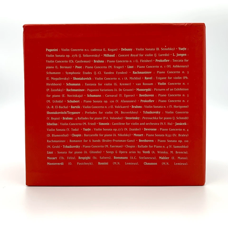 Queen Elisabeth International Music Competition of Belgium 12 CD Box Set NM RARE - Image 3 of 4