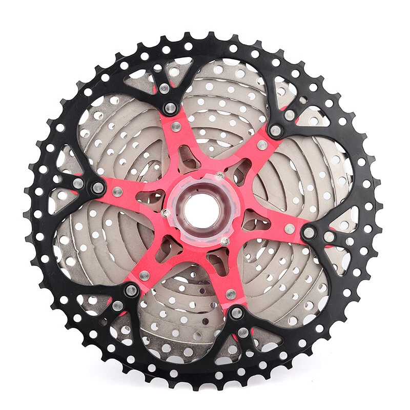 Ultralight MTB Bicycle Cassette 11-46T 10 Speed Mountain Bike Freewheel Sprocket - Image 2 of 4