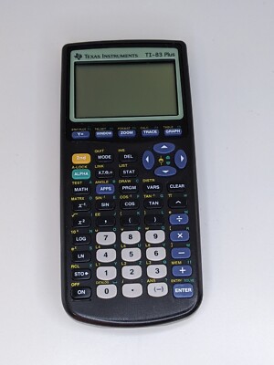 Texas Instruments TI-83 Plus Graphing Calculator For Parts or Repair Only As Is
