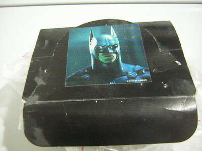 BATMAN BUTTON LOT OF APP 105 &2 KEYCHAINS 1995 BATMAN RETURNS VAL KILMER IN BOX