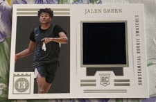 2021-22 Chronicles Draft Picks Encased Substantial Rookie Swatches Jalen Green