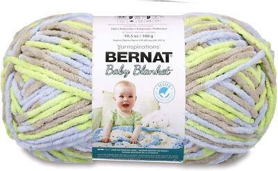 Bernat Babydecke Super Chunky Strick Garn Wolle 300g- 04117 Little Junge Taube