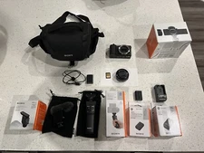 Sony Alpha ZV-E10 25.0MP Interchangeable Lens Camera -(16-50mm Zoom Lens)-BUNDLE